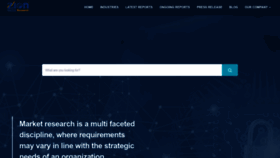 What Zionmarketresearch.com website looked like in 2023 (1 year ago)