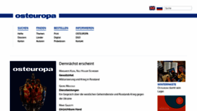 What Zeitschrift-osteuropa.de website looked like in 2023 (1 year ago)