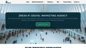 What Zrexa.com website looked like in 2023 (1 year ago)