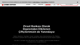 What Ziraatbank.com.tr website looked like in 2023 (2 years ago)