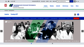 What Zut.edu.pl website looked like in 2023 (1 year ago)