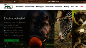 What Zoo-ostrava.cz website looked like in 2023 (1 year ago)