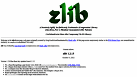 What Zlib.net website looked like in 2023 (1 year ago)