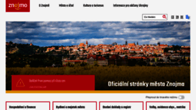 What Znojmocity.cz website looked like in 2023 (1 year ago)