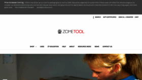 What Zometool.com website looked like in 2023 (1 year ago)