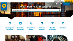 What Zottegem.be website looked like in 2023 (1 year ago)