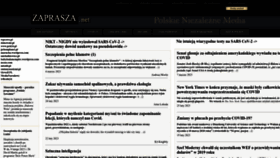 What Zaprasza.net website looked like in 2023 (1 year ago)