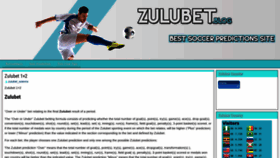 What Zulubet.blog website looked like in 2023 (1 year ago)