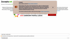 What Zaczepka.net website looked like in 2023 (1 year ago)