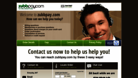 What Zubbpay.com website looked like in 2023 (1 year ago)
