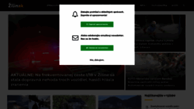 What Zilinak.sk website looked like in 2023 (2 years ago)