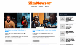 What Zimnews.net website looked like in 2023 (1 year ago)