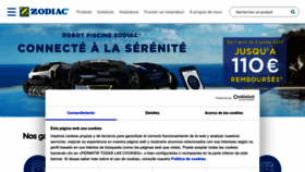 What Zodiac-poolcare.fr website looked like in 2023 (This year)