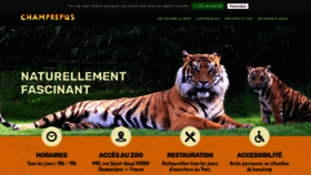 What Zoo-champrepus.com website looked like in 2023 (2 years ago)