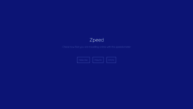 What Zpeed.in website looked like in 2023 (This year)