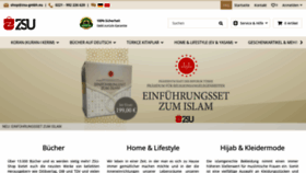What Zsu-shop.de website looked like in 2023 (This year)