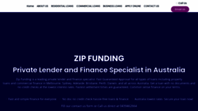 What Zipfunding.com.au website looked like in 2023 (This year)