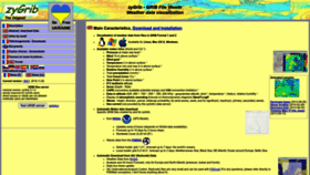 What Zygrib.org website looked like in 2023 (This year)