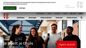 What Zuyd.nl website looked like in 2023 (This year)
