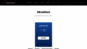 What Zbrushcore.com website looked like in 2023 (This year)