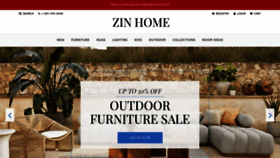 What Zinhome.com website looked like in 2023 (This year)