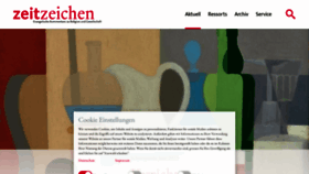 What Zeitzeichen.net website looked like in 2023 (2 years ago)