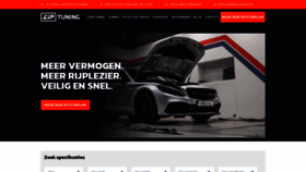 What Ziptuning.nl website looked like in 2023 (This year)