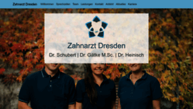What Zahnarzt-dresden.com website looked like in 2023 (This year)
