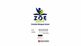 What Zoeschool.phidias.co website looked like in 2023 (This year)