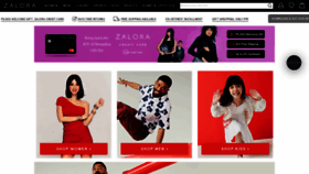 What Zalora.com.ph website looked like in 2023 (This year)