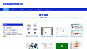 What Zhuoaohongding.com website looked like in 2023 (This year)