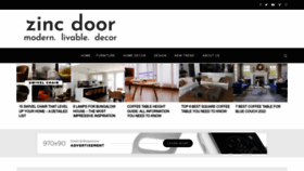 What Zincdoor.com website looked like in 2023 (This year)
