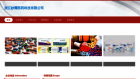 What Zjmiaoyao.com website looked like in 2023 (This year)