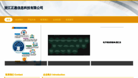 What Zjzhenghui.com website looked like in 2023 (This year)