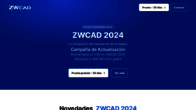 What Zwcad.cl website looked like in 2023 (1 year ago)