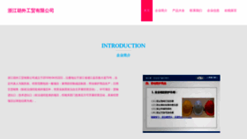 What Zjhuwai.cn website looked like in 2023 (This year)