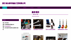 What Zjmeishi.cn website looked like in 2023 (This year)