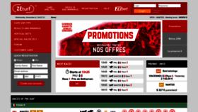 What Zeturf.com website looked like in 2023 (This year)