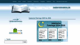 What Zaubereinmaleins.de website looked like in 2023 (This year)