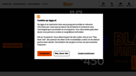 What Ziggo.com website looked like in 2023 (This year)