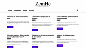 What Zemhe.com website looked like in 2023 (This year)