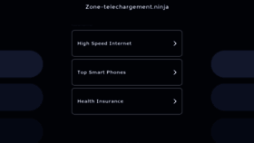 What Zone-telechargement.ninja website looked like in 2023 (This year)