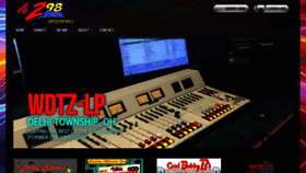 What Z98fm.com website looked like in 2023 (This year)