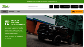 What Zoneoffroad.ca website looked like in 2023 (This year)