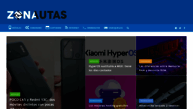 What Zonautas.com website looks like in 2024 