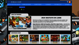 What Zijeux.com website looked like in 2024 (1 year ago)