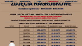 What Zdjecia-nagrobkowe.eu website looks like in 2024 