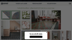 What Zementfliesen.net website looks like in 2024 