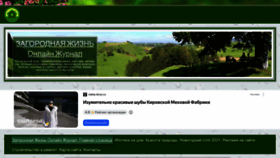 What Zagorodnaya-life.ru website looks like in 2024 