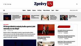 What Zpravyin.cz website looks like in 2024 
